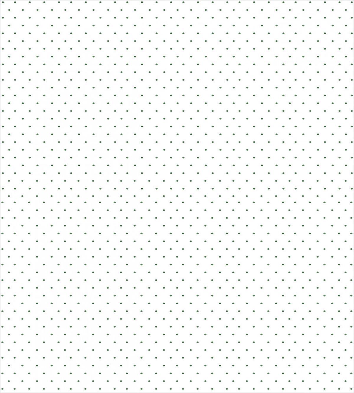 Vintage Green Polka Dots — Pattern