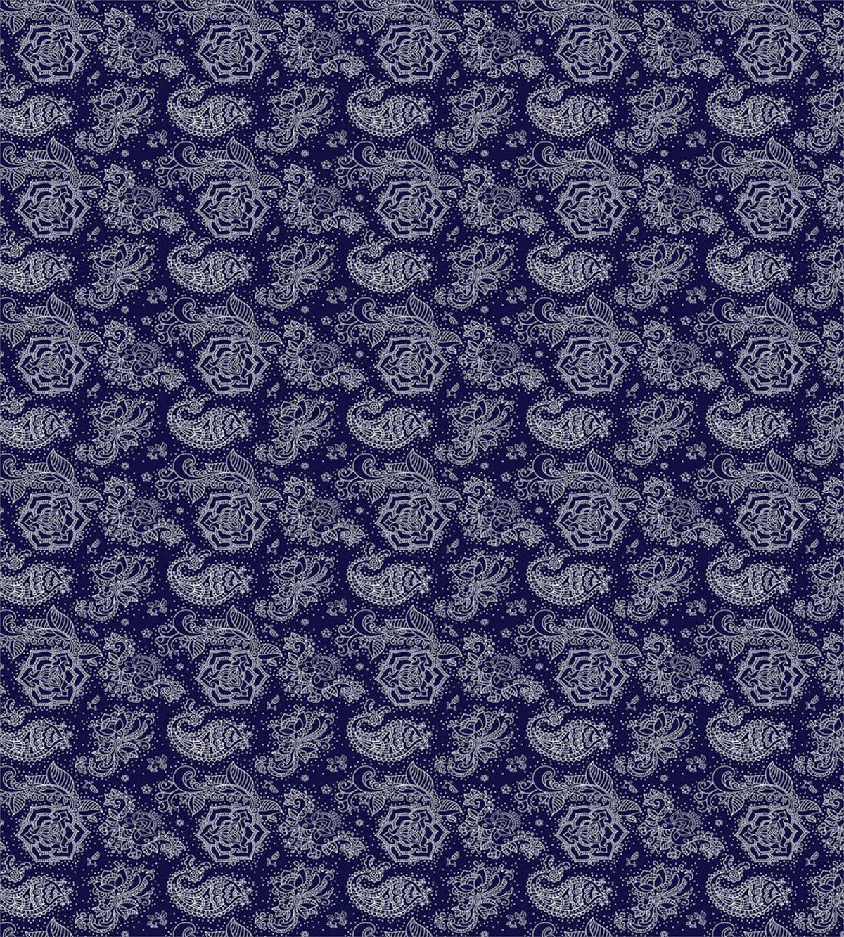 Flowers Paisley Fantasy Art — Pattern