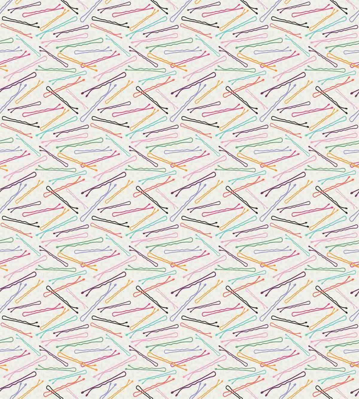 Colorful Retro Bobby Pin — Pattern