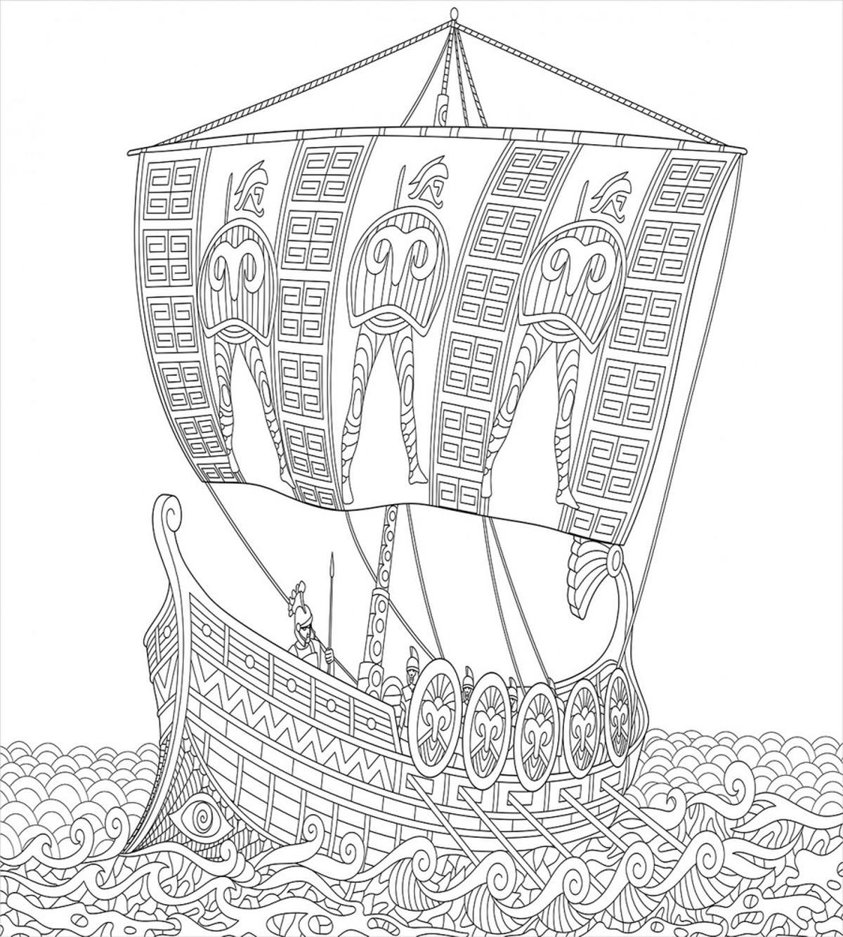 Greek Galley — Pattern