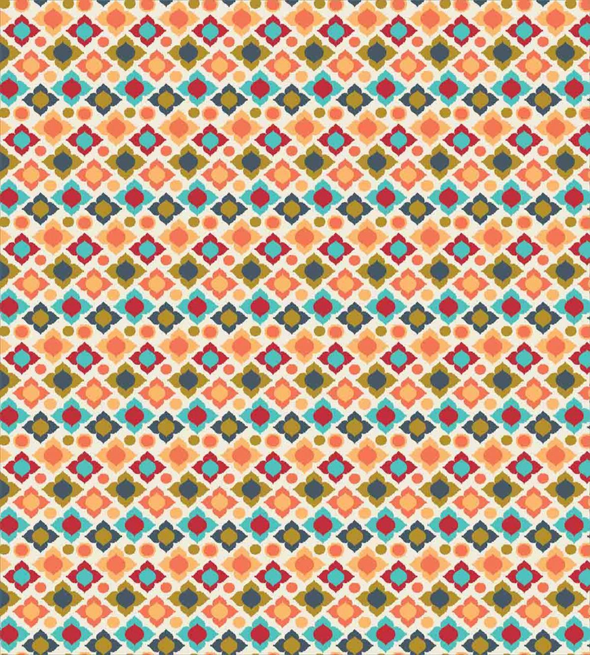 Colorful Floral Motifs Boho — Pattern
