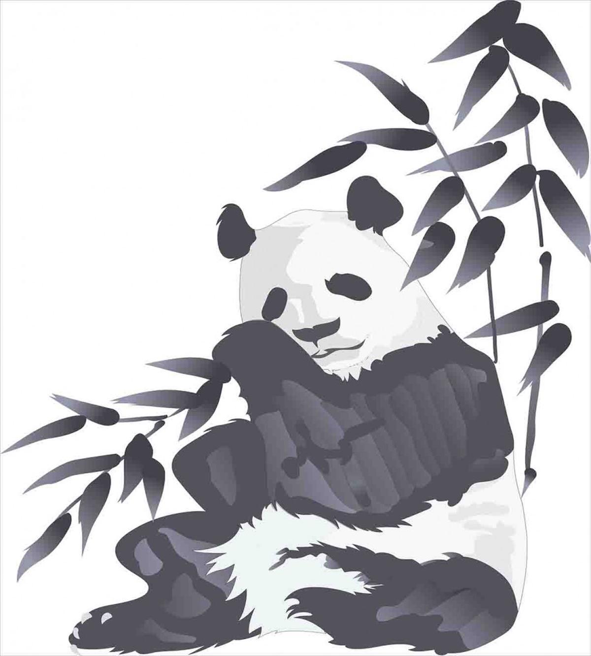 Panda in Zoo Chinese — Pattern