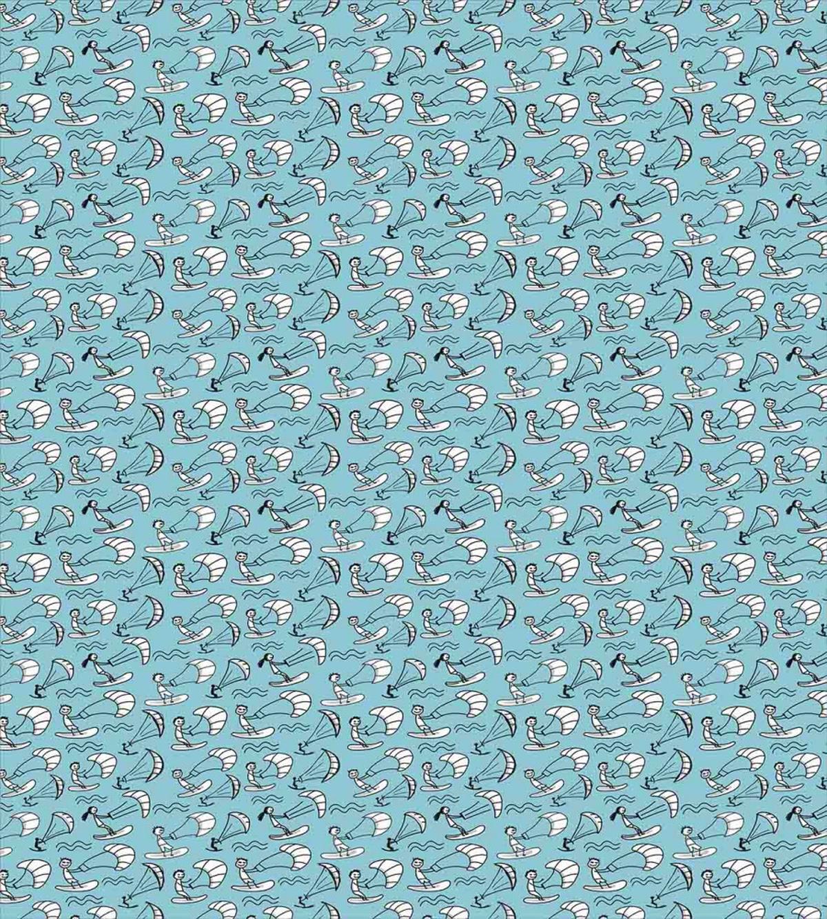 Fun Doodle Kiteboarding Kids — Pattern