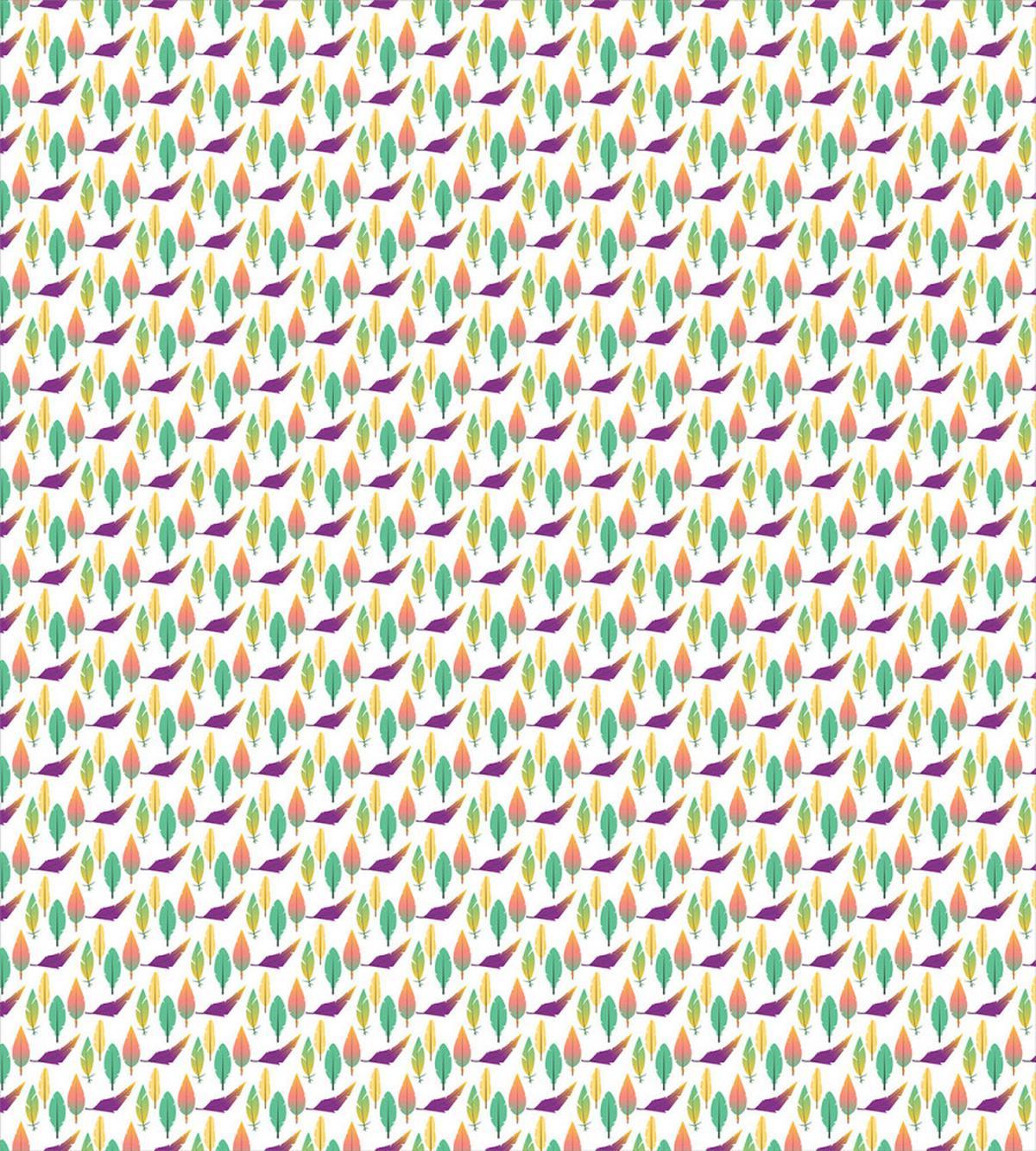 Tribal Colorful Feathers — Pattern