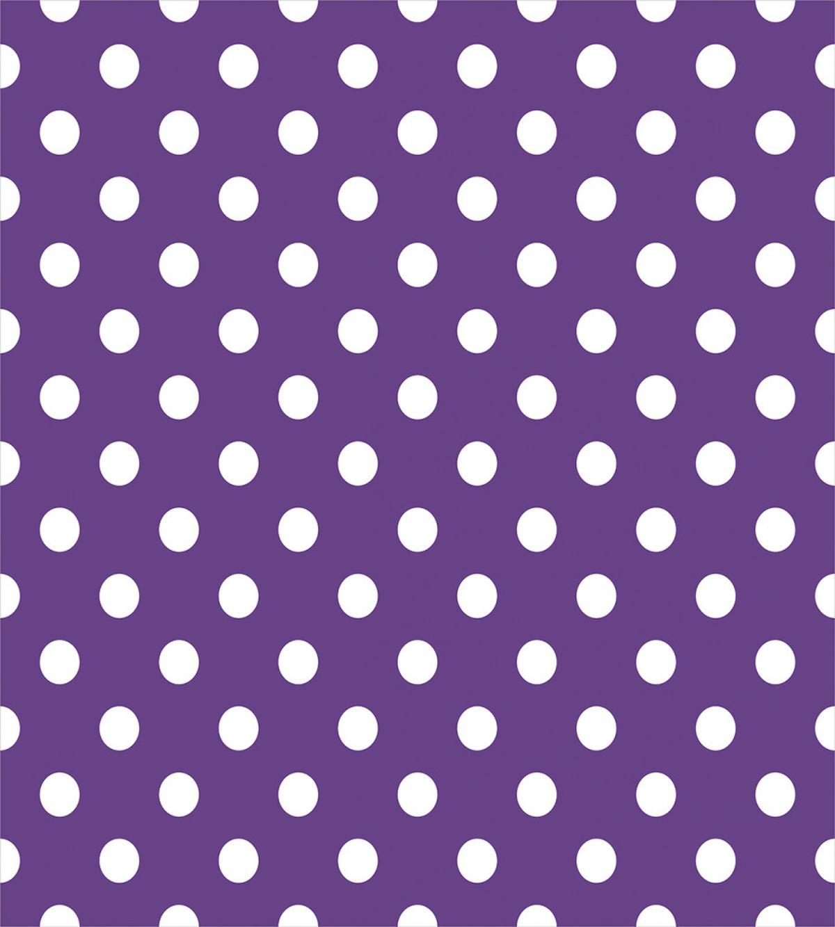 White Polka Dots Retro — Pattern