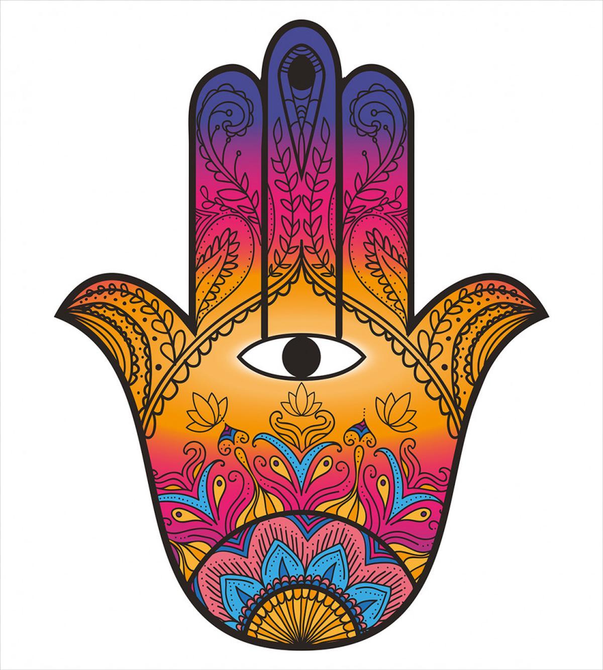 Mystical Colorful Lotus — Pattern