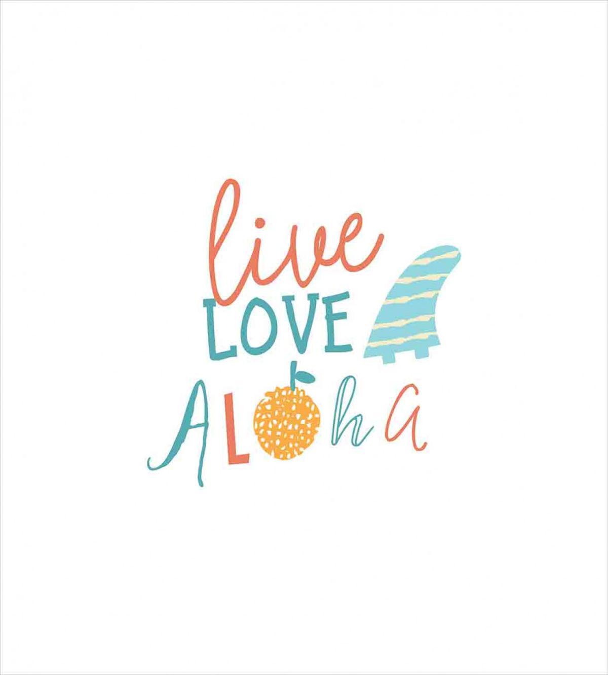 Live Love Aloha Fruit — Pattern