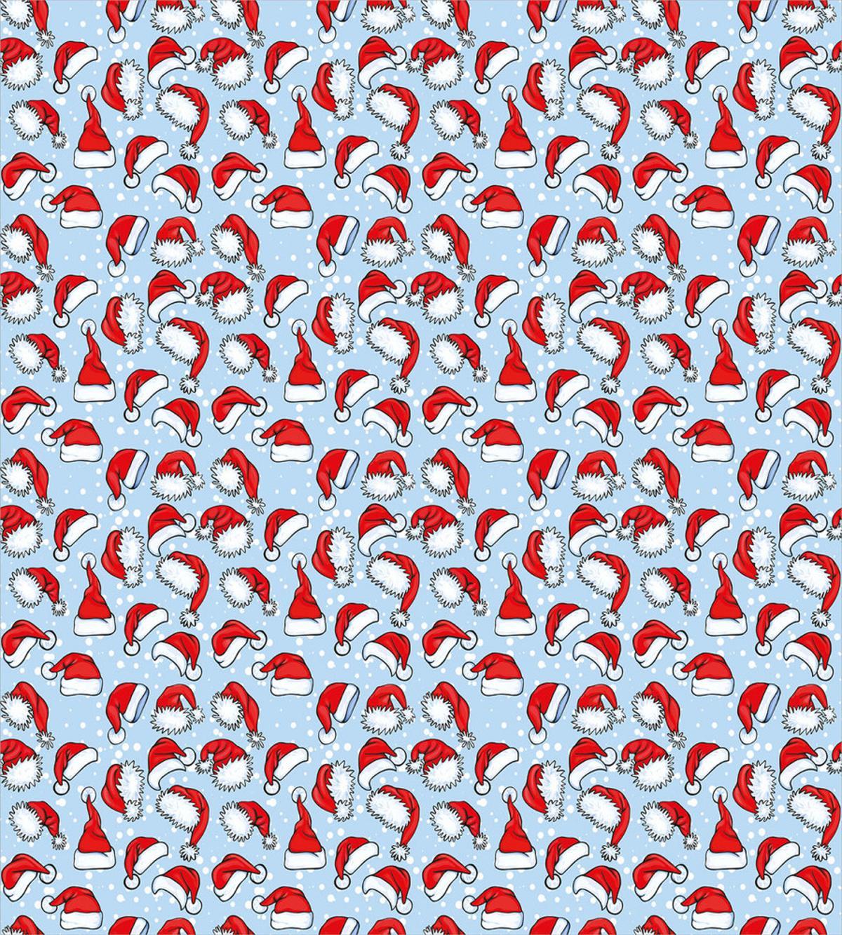 Red Santa Claus Hats — Pattern