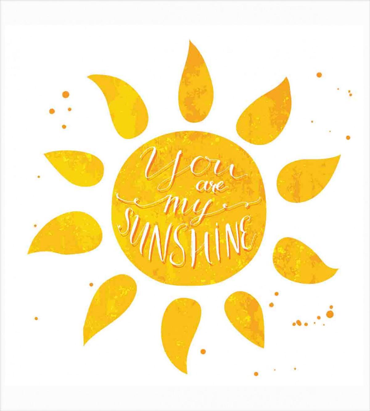 Sun Romance Words White — Pattern