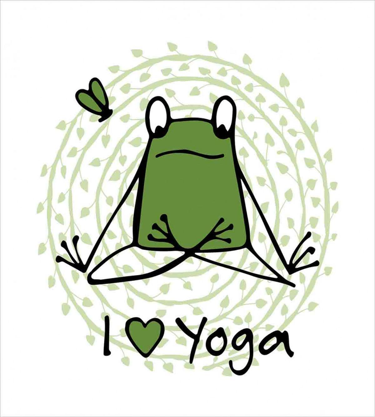 I Love Yoga Words — Pattern
