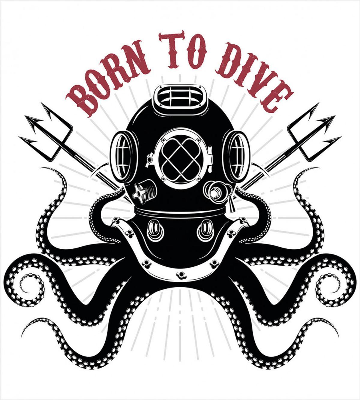 Octopus and Diver — Pattern
