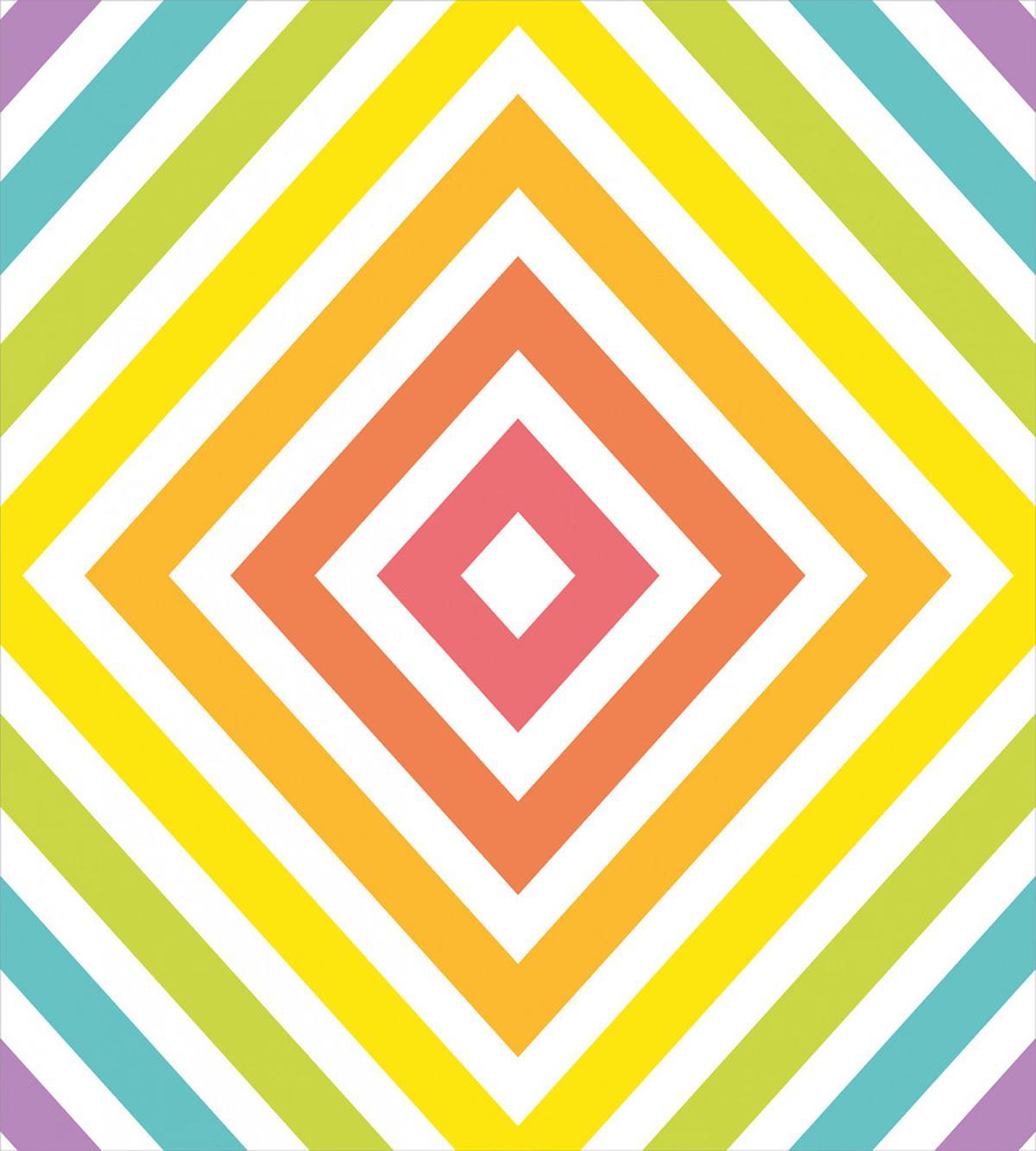 Geometric Inner Stripe — Pattern