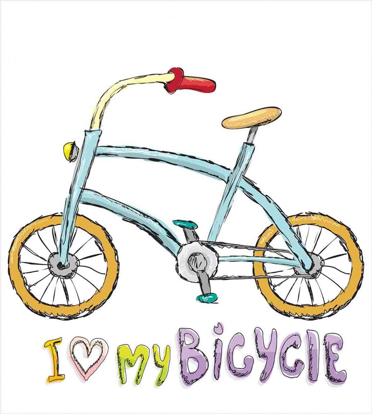 Bicycle Kids Love Words — Pattern