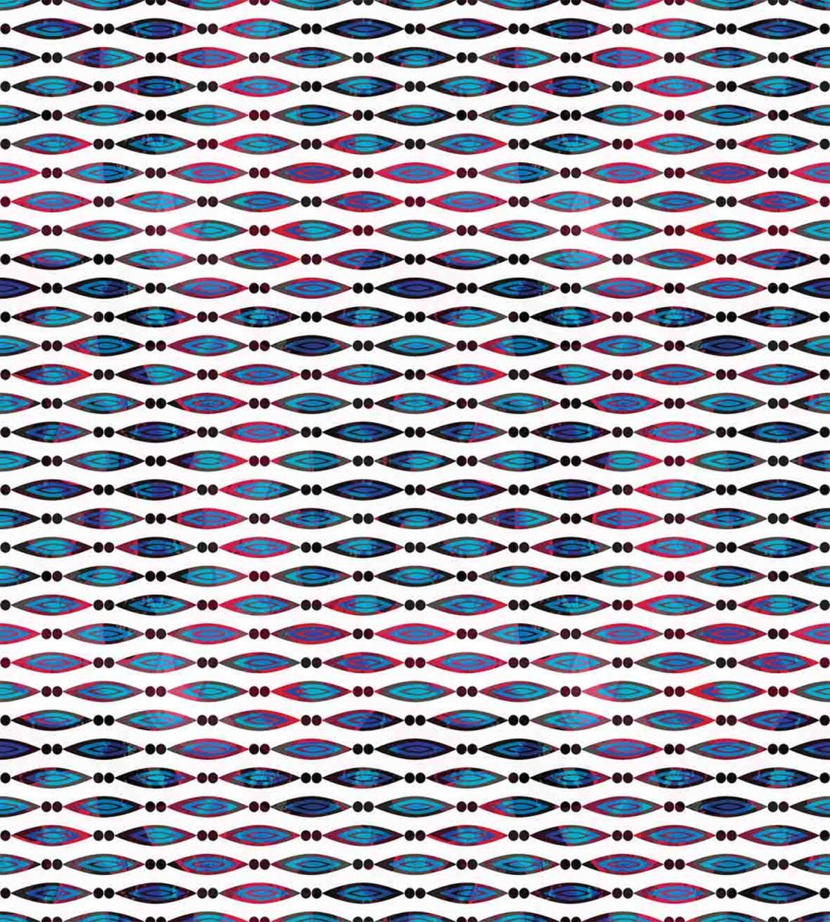 Retro Boho Oval Forms — Pattern