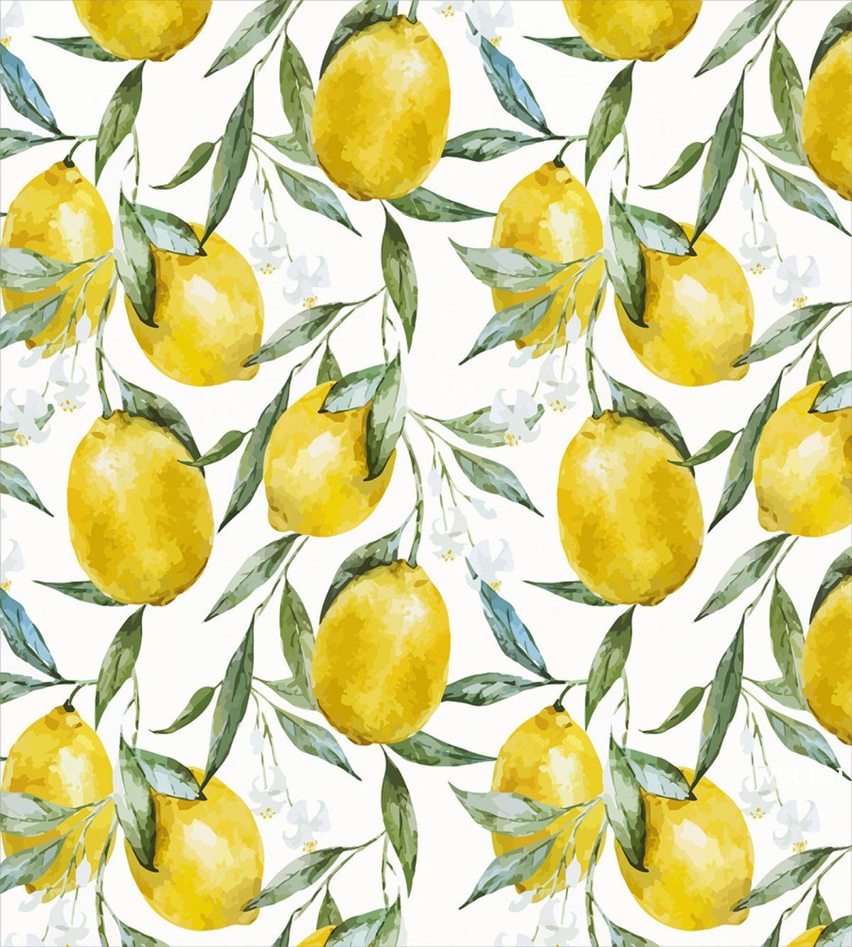 Vibrant Citrus Plants — Pattern