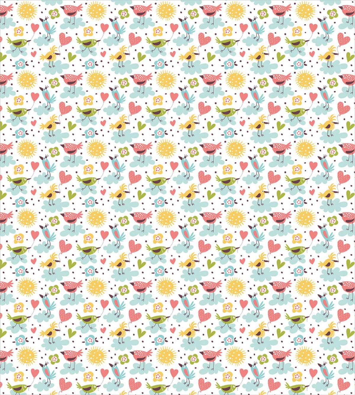 Birds Hearts and Flowers — Pattern