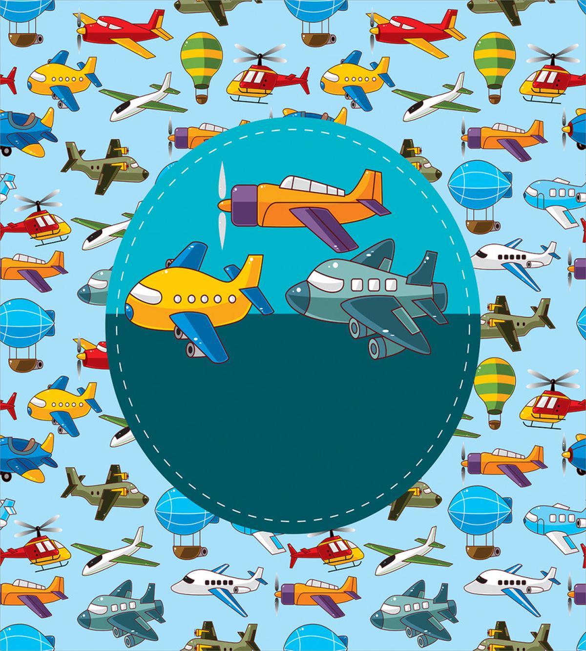 Cartoon Airplanes — Pattern
