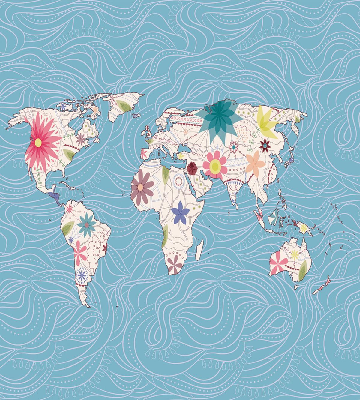 World Continents — Pattern
