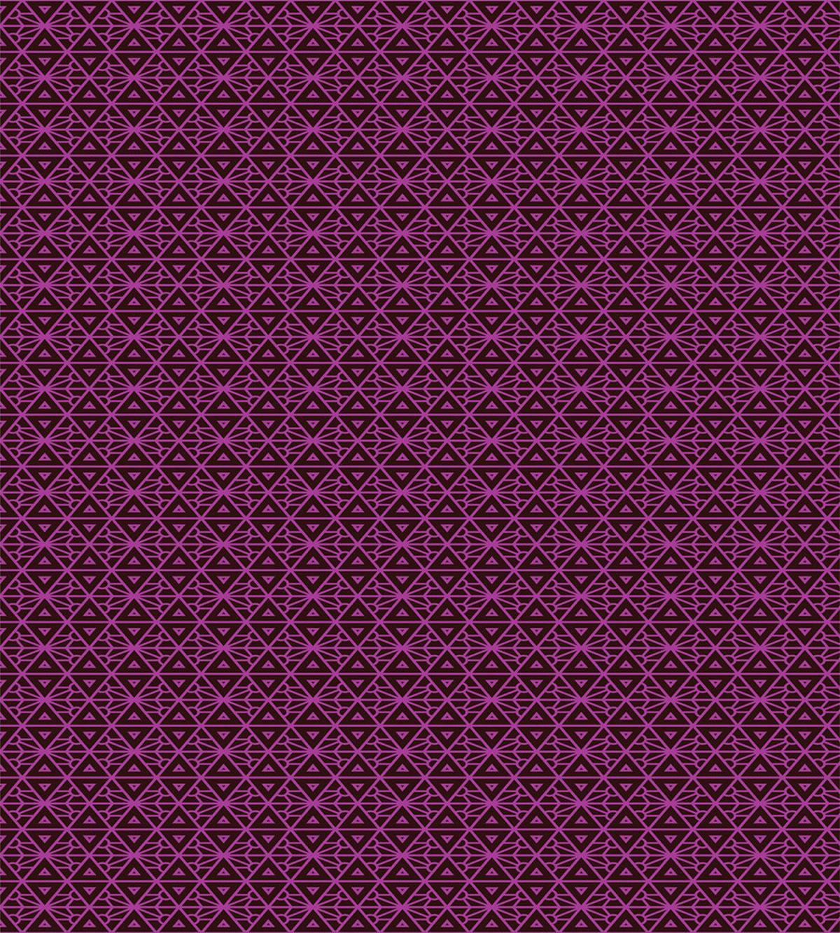 Symmetric Geometric Pink — Pattern
