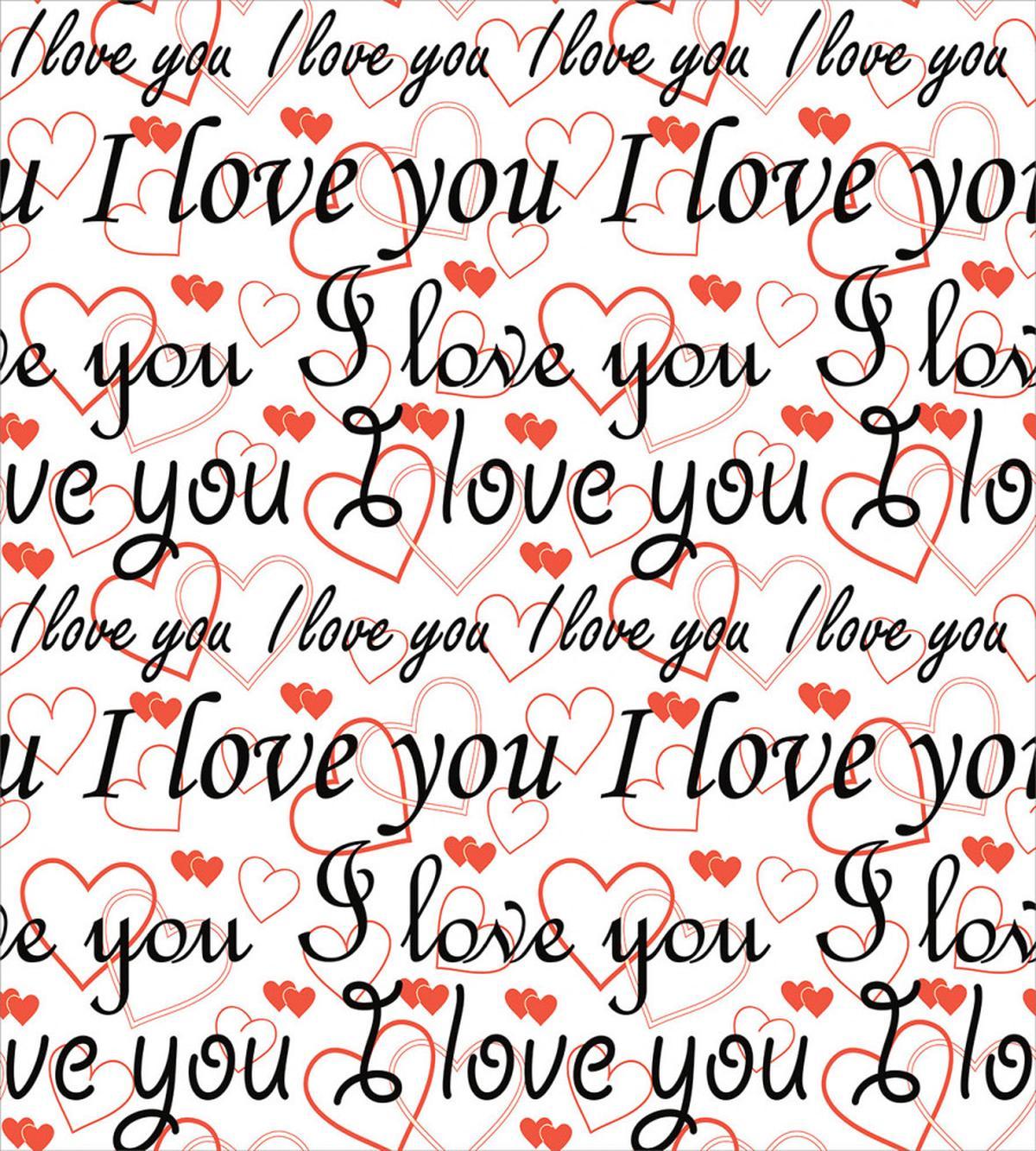 Calligraphy Hearts — Pattern
