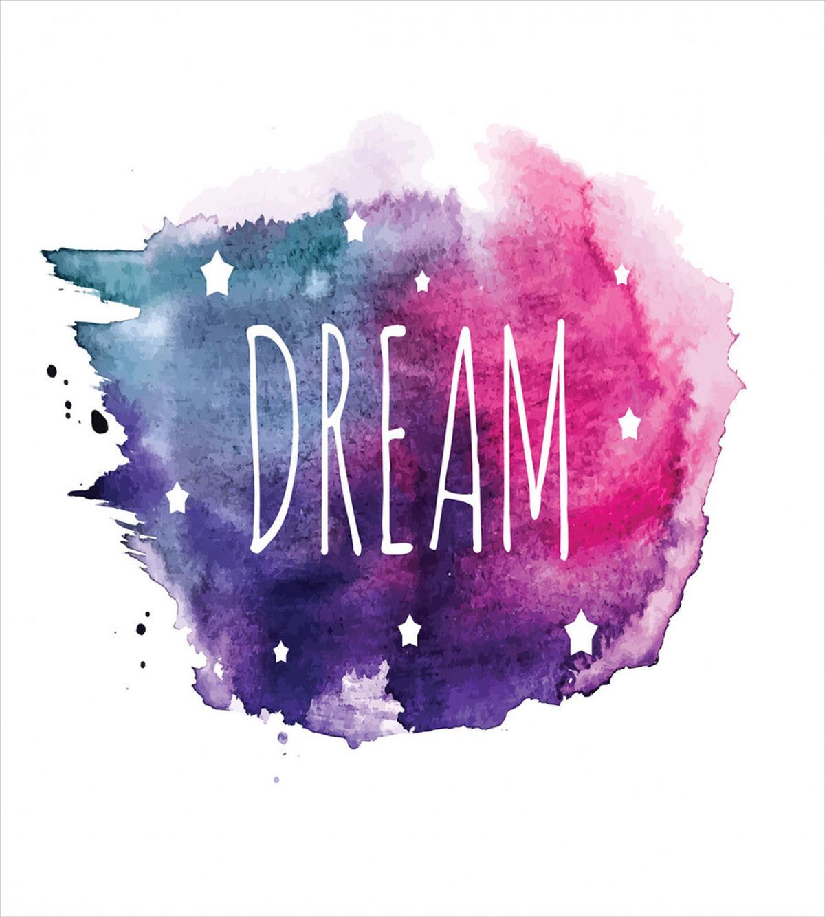 Words with Stars Watercolors — Pattern