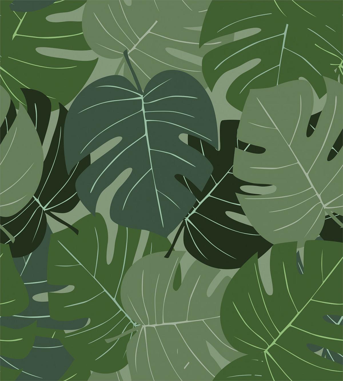 Camo Palm Leaves — Pattern