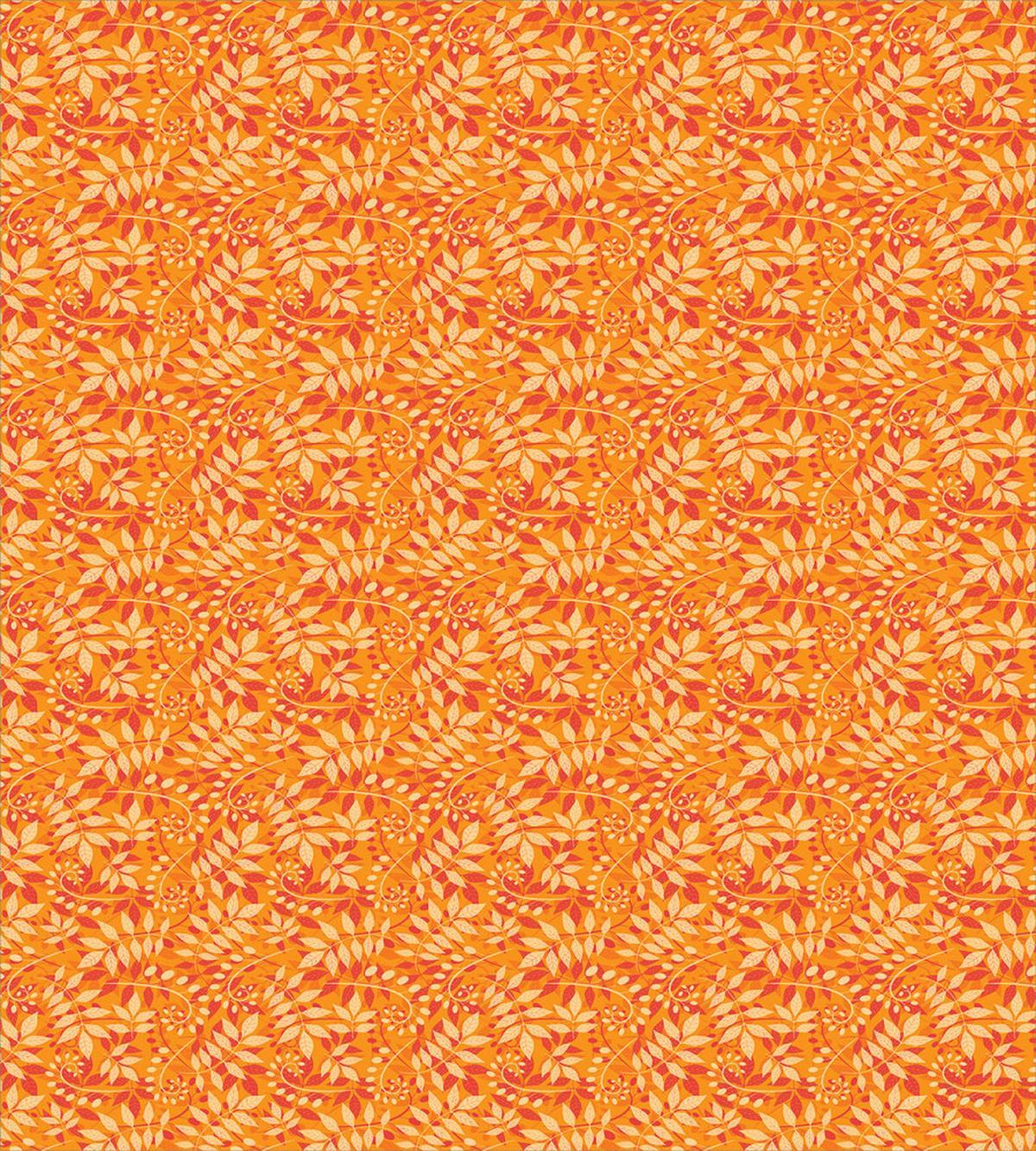 Abstract Leaf Bulbs Autumn — Pattern