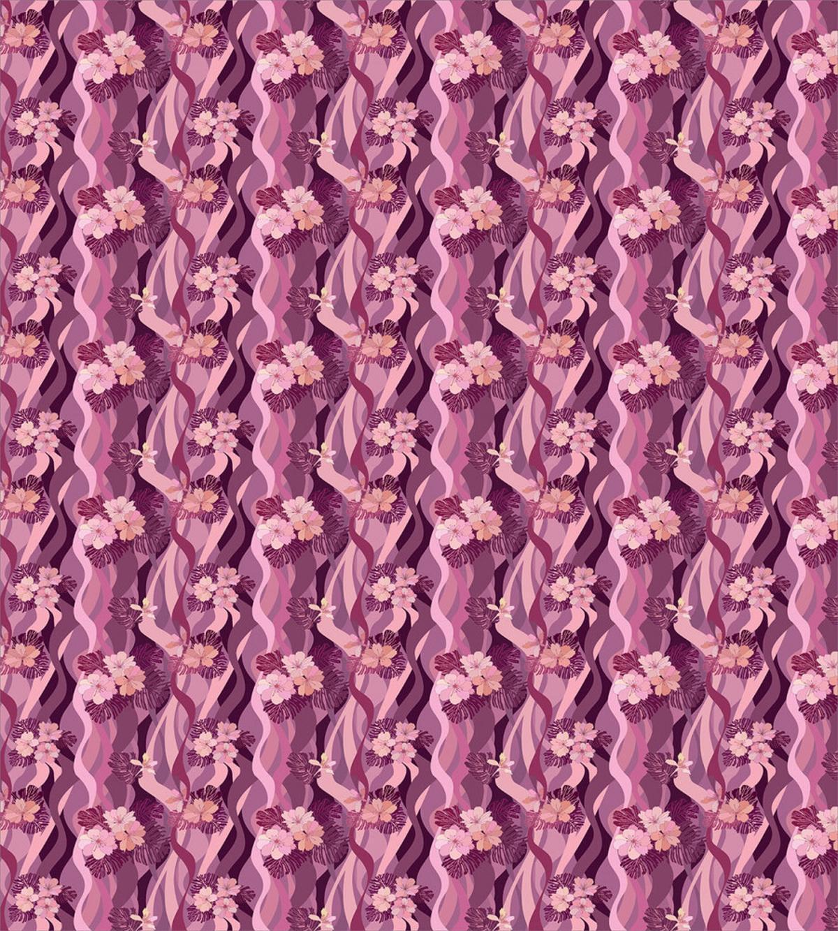 Vertical Wavy Pattern Art — Pattern