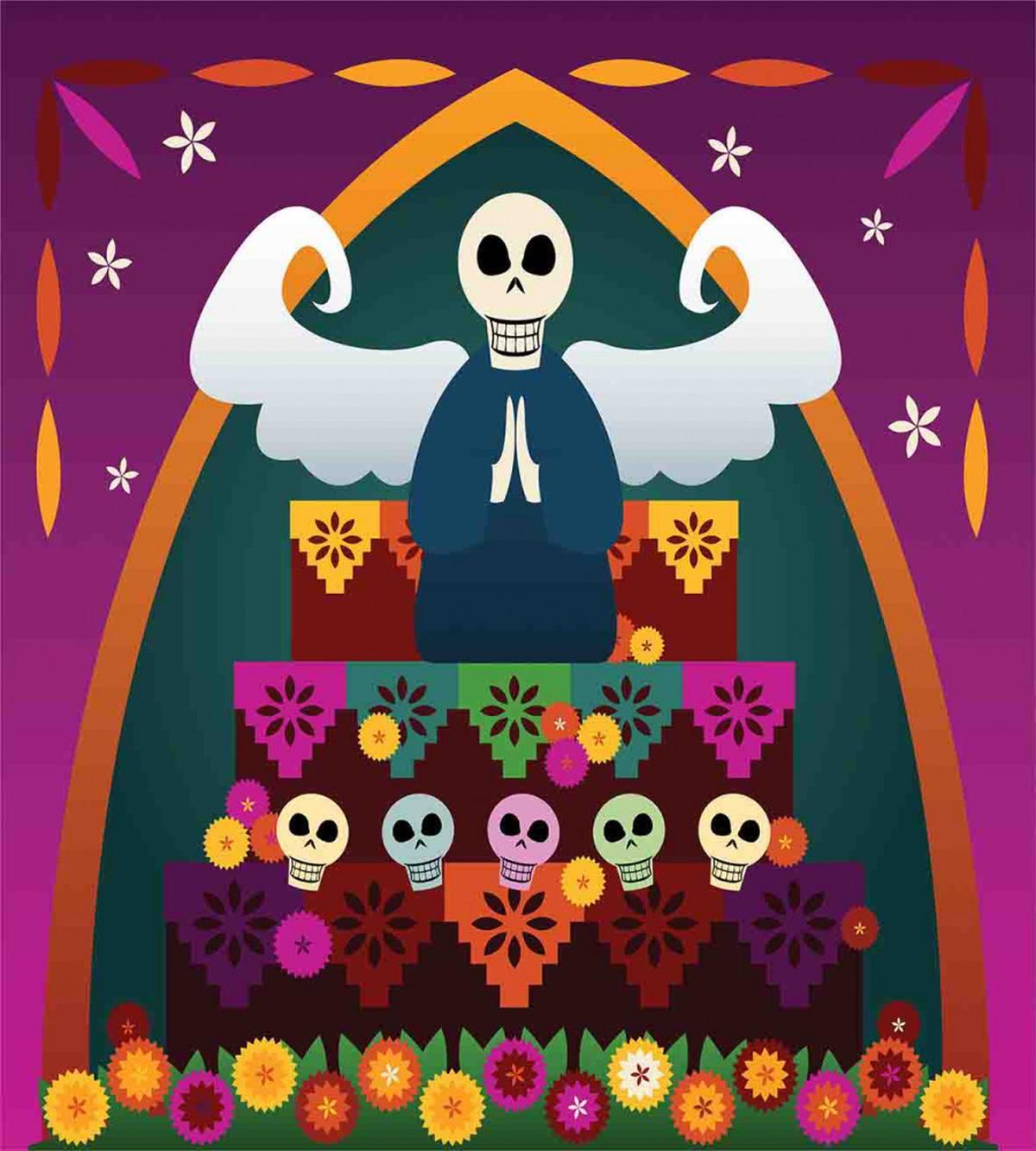 Angel Skull Altar — Pattern