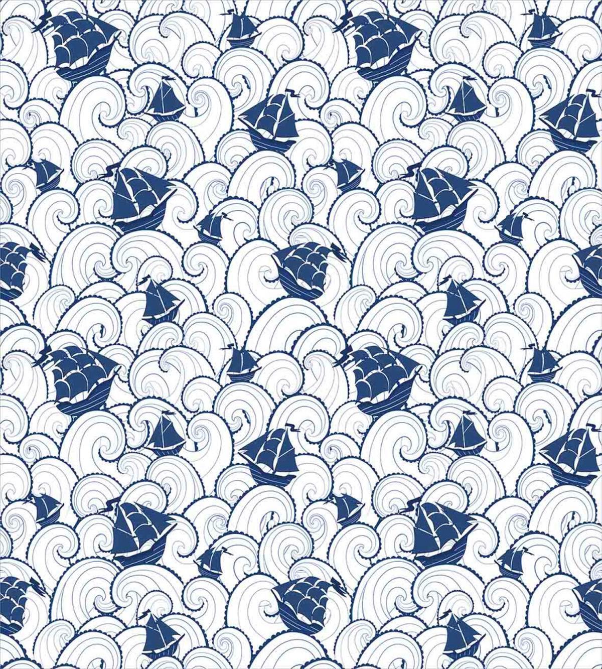 Boat on Ocean Journey — Pattern