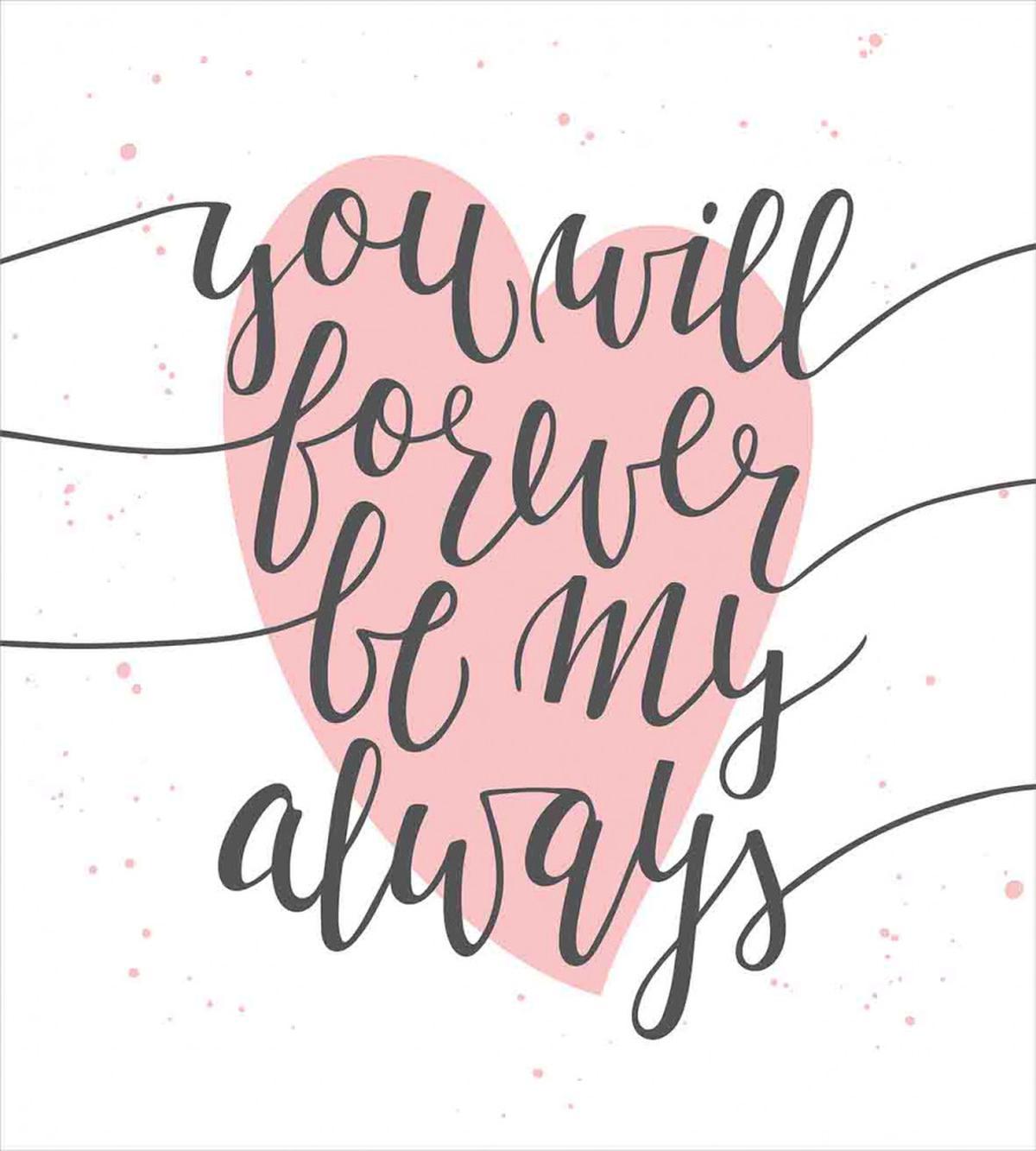 Heart and Love Words — Pattern