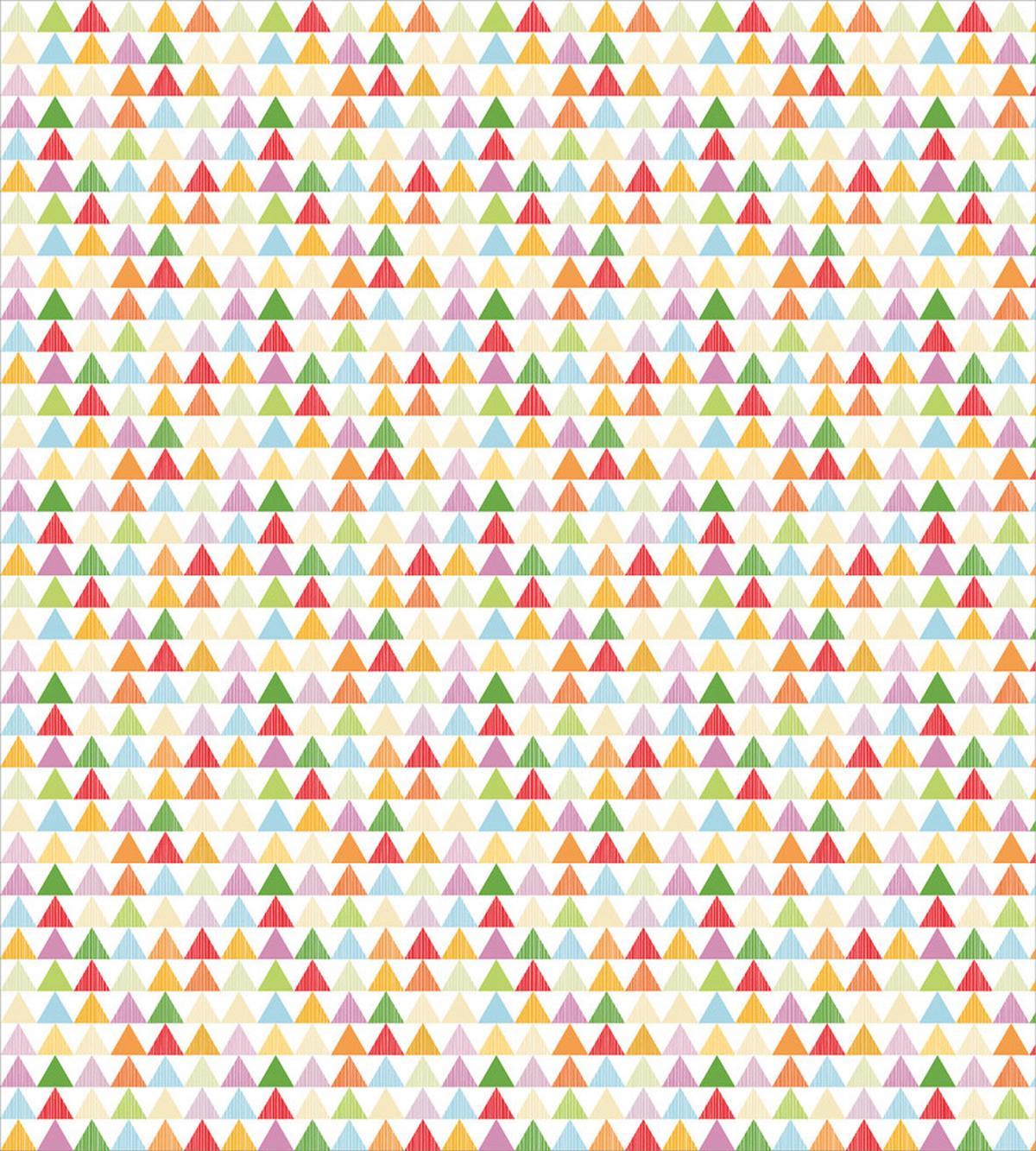 Repeated Colorful Shapes — Pattern