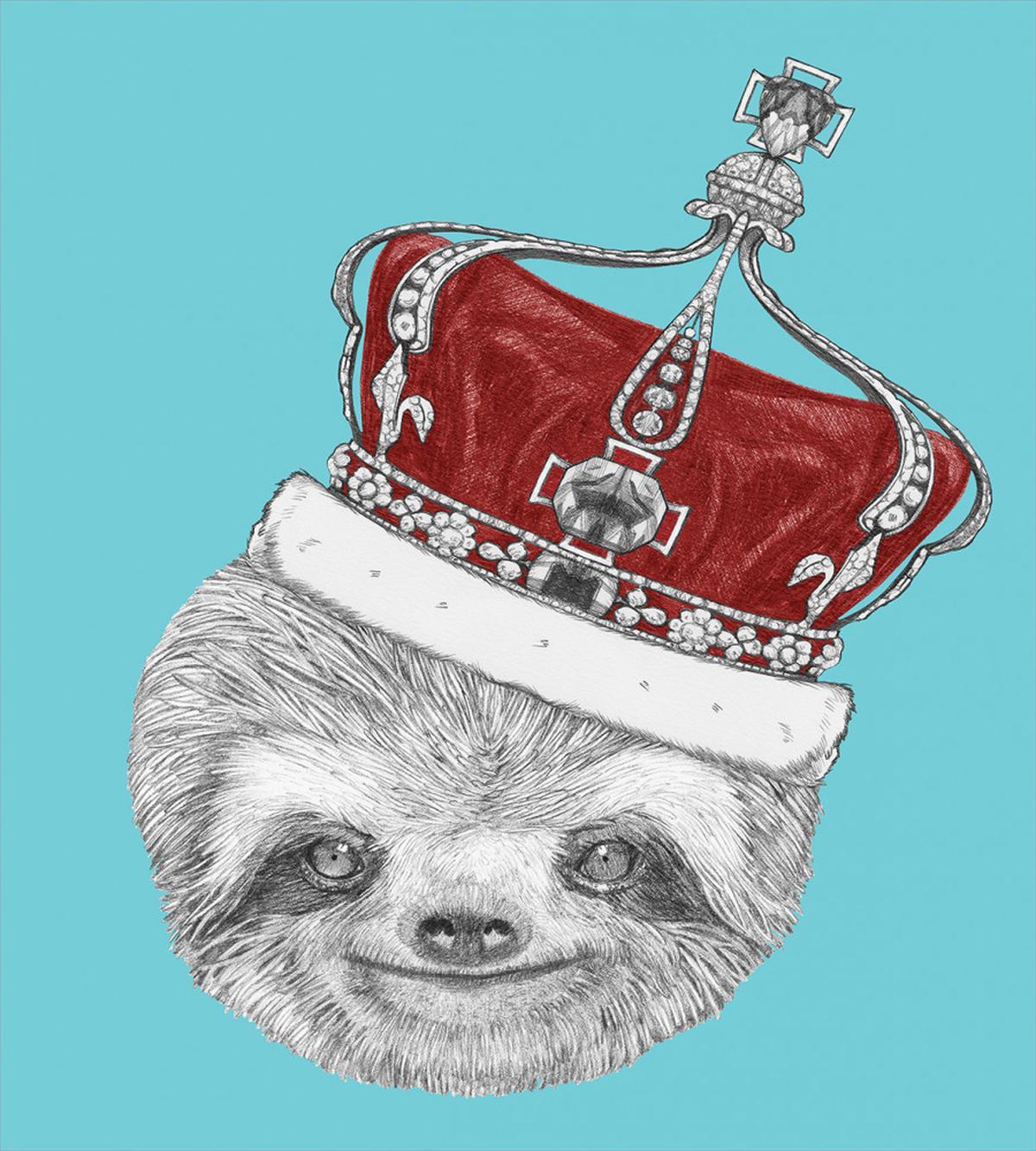 Sloth with Imperial Crown — Pattern