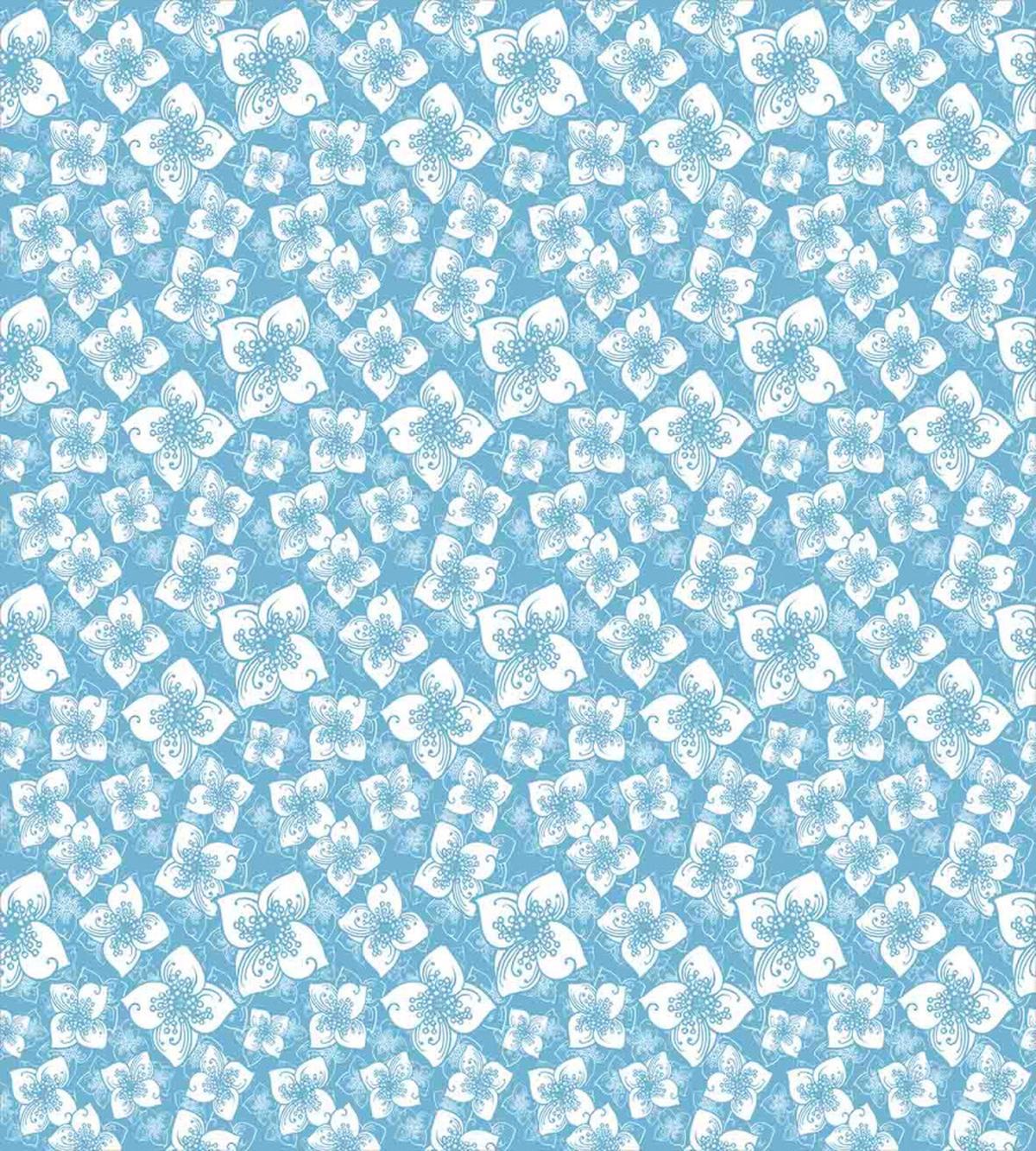 Petal Motifs Silhouette — Pattern