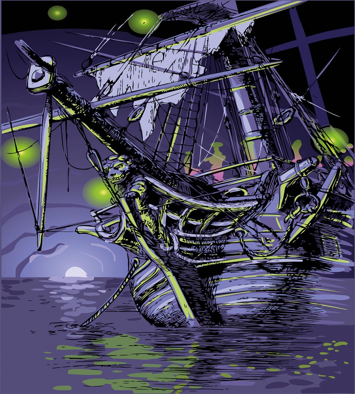 Ghost Vessel Island — Pattern