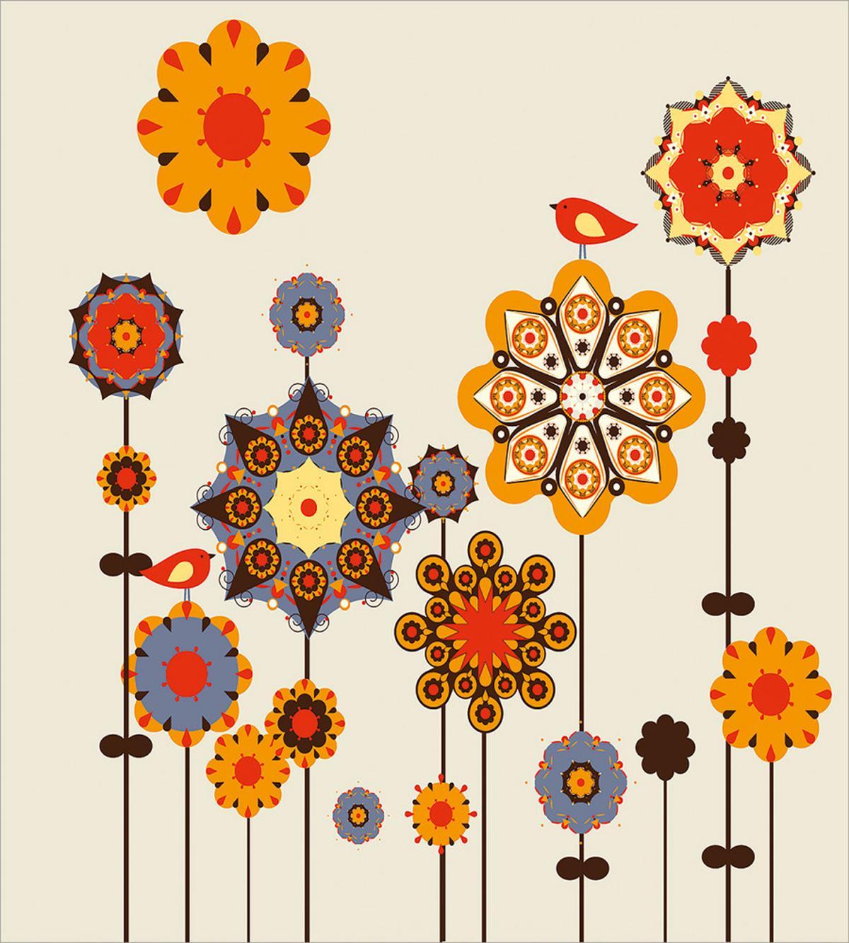 Eastern Floral Design — Pattern