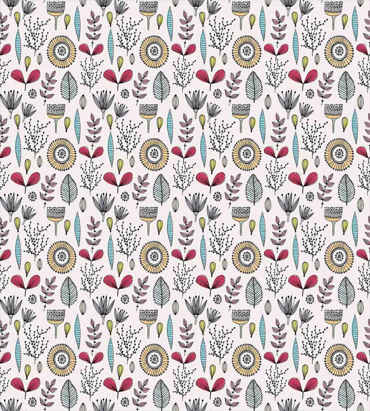 Doodle Abstract Herbs — Pattern