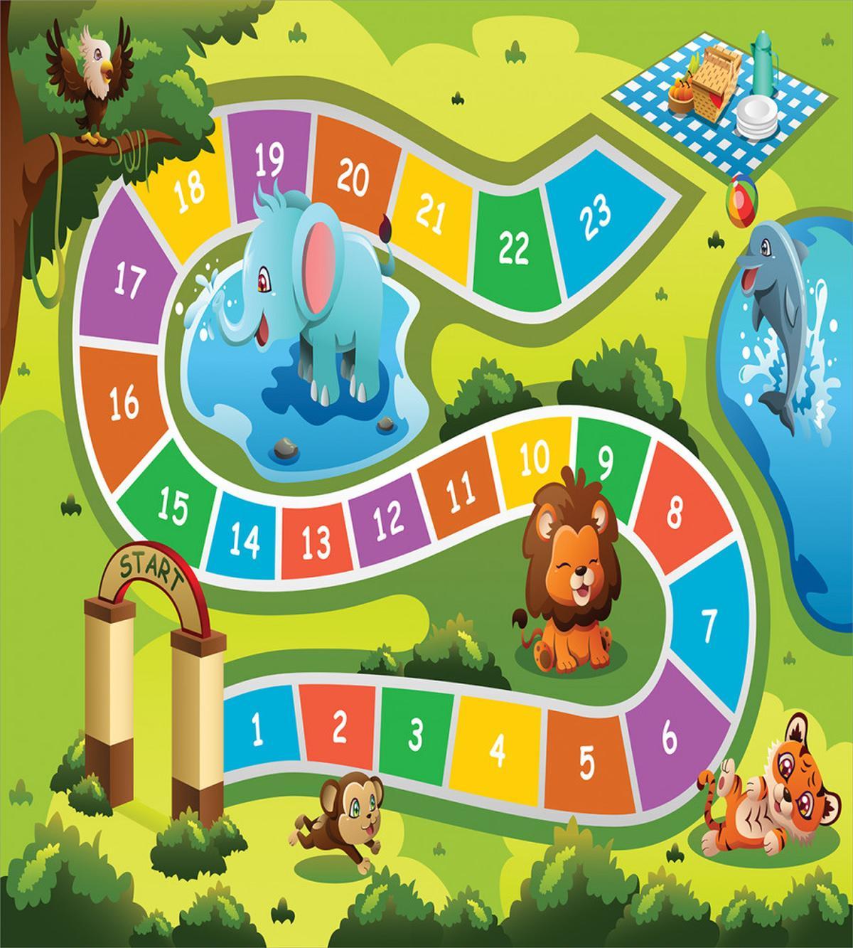 Picnic in Forest — Pattern