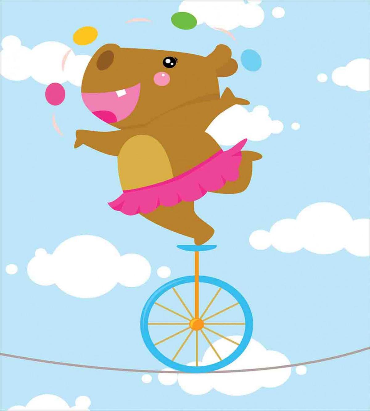 Balerina Juggler Hippo — Pattern