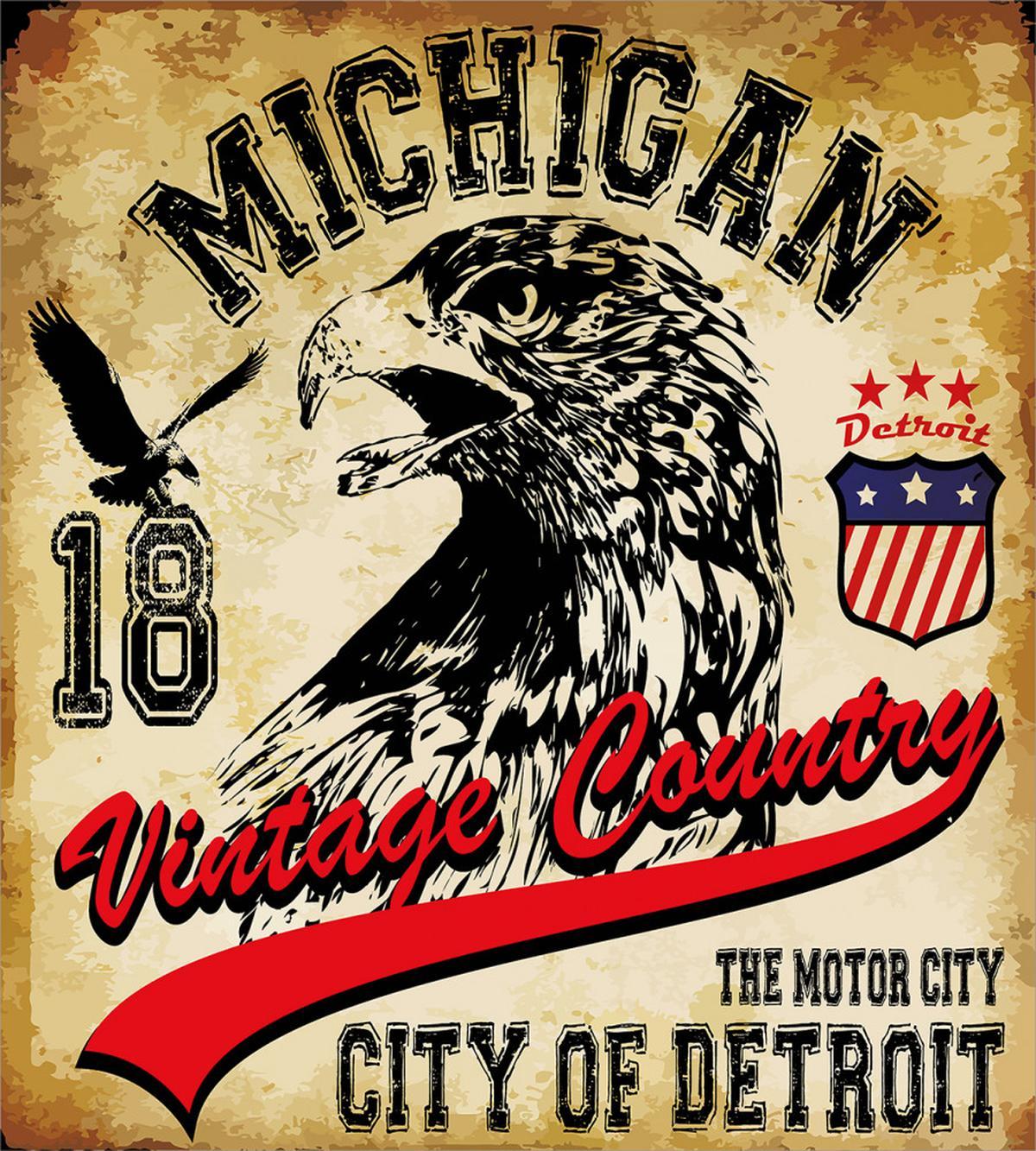 City of Detroit Drawing — Pattern
