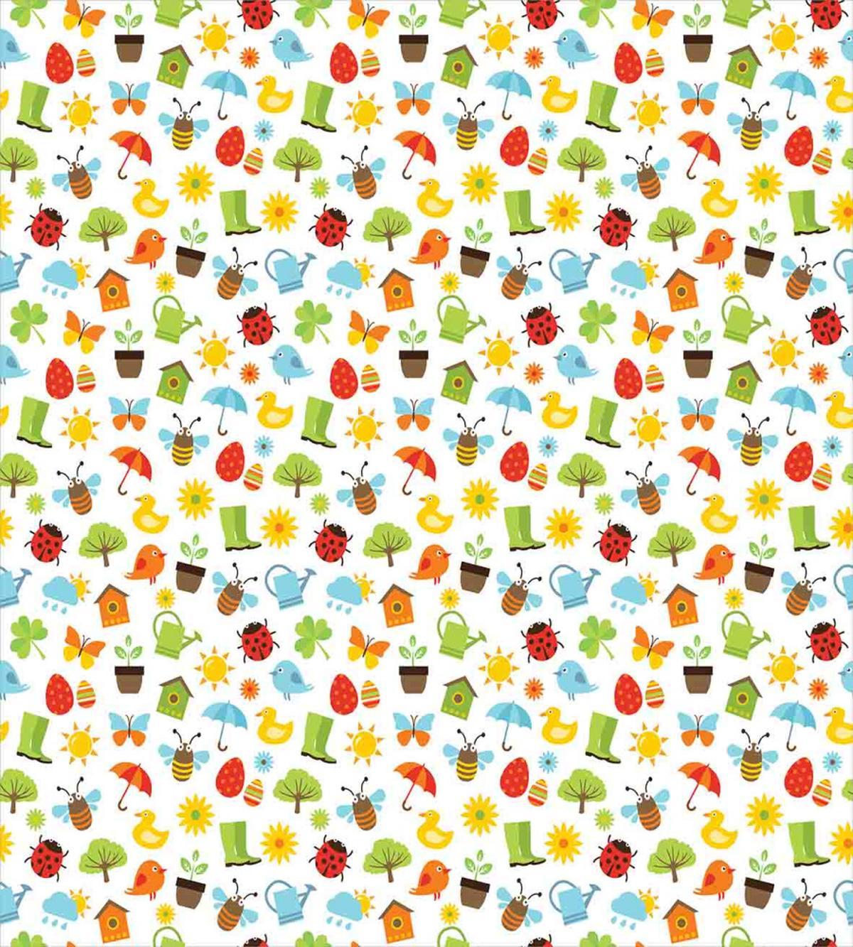 Seasonal Birds and Bees — Pattern