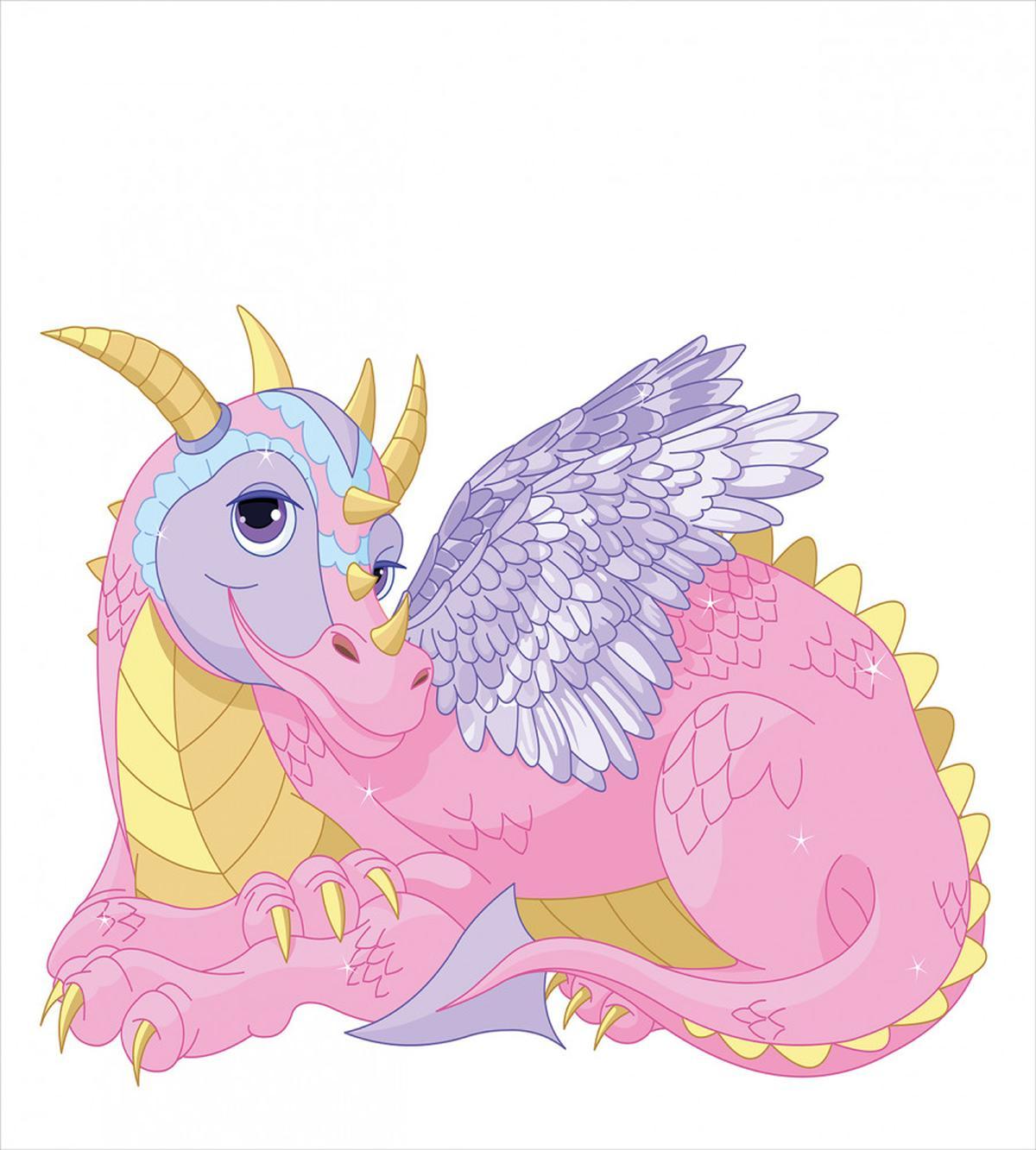 Lady Dragon Posing — Pattern
