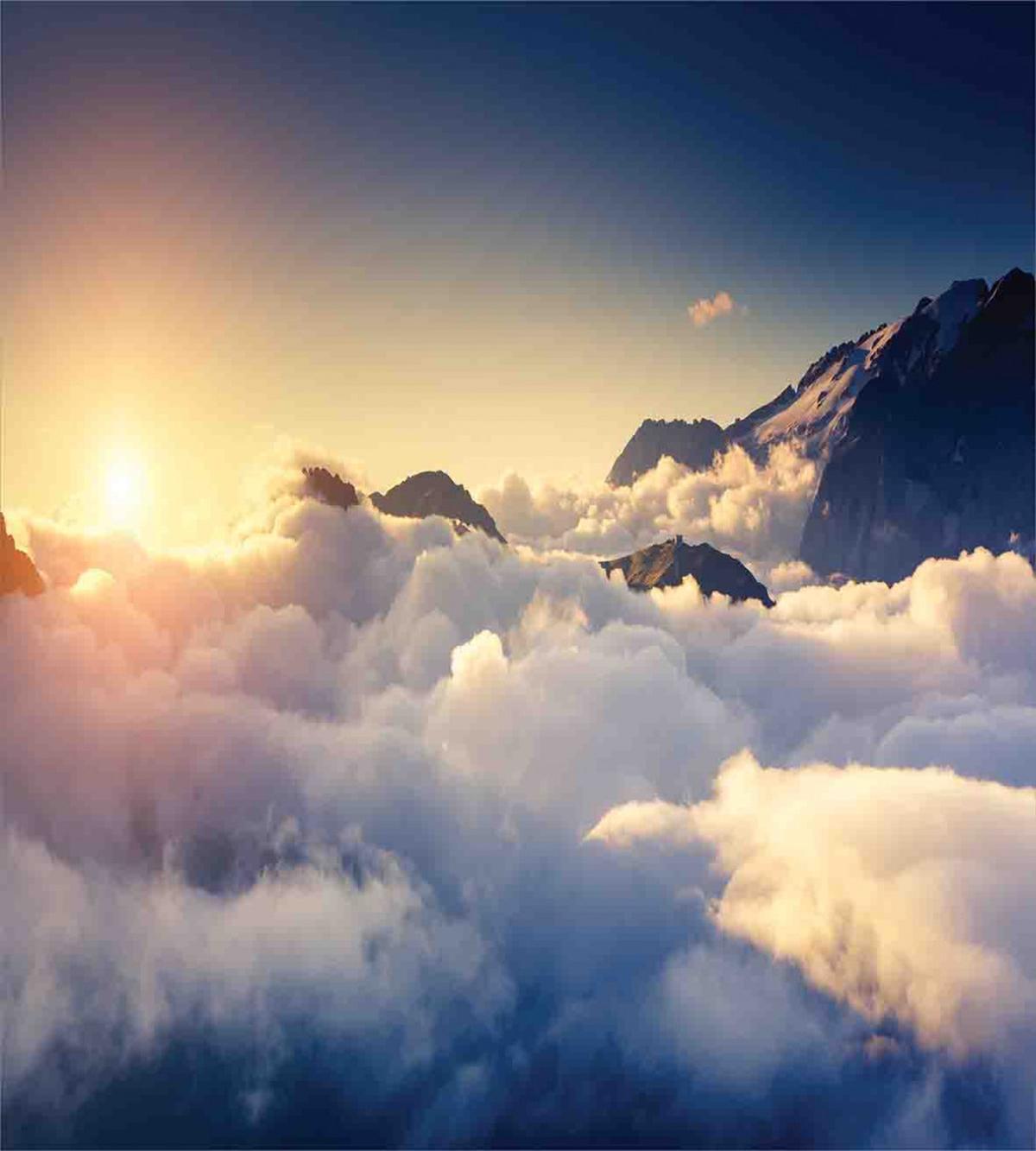 Climbing Above Clouds — Pattern