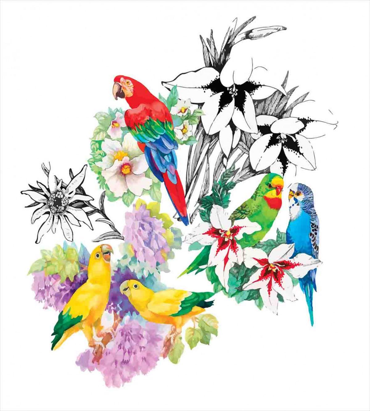 Floral Foliage Garden — Pattern