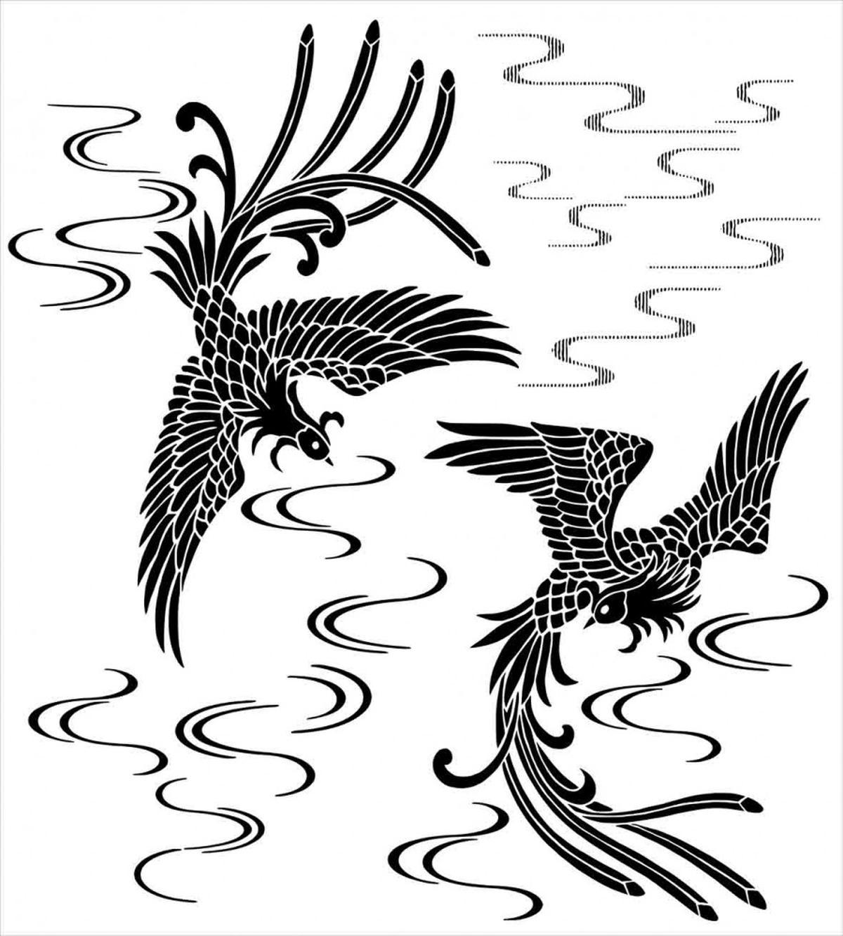 Egyptian Oriental Birds — Pattern