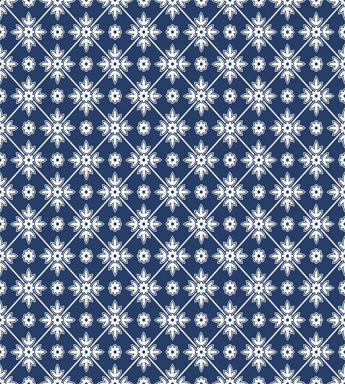 Checkered Folkloric Floral — Pattern