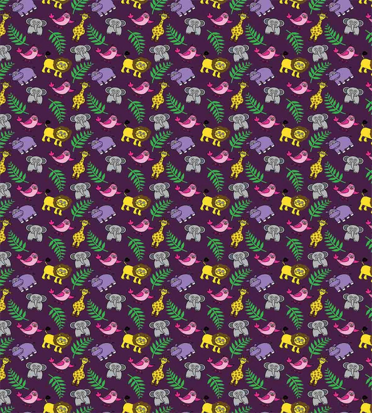 Funny Cartoon Animals — Pattern