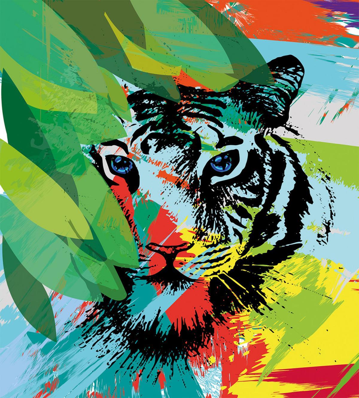 Abstract Bengal Tiger — Pattern