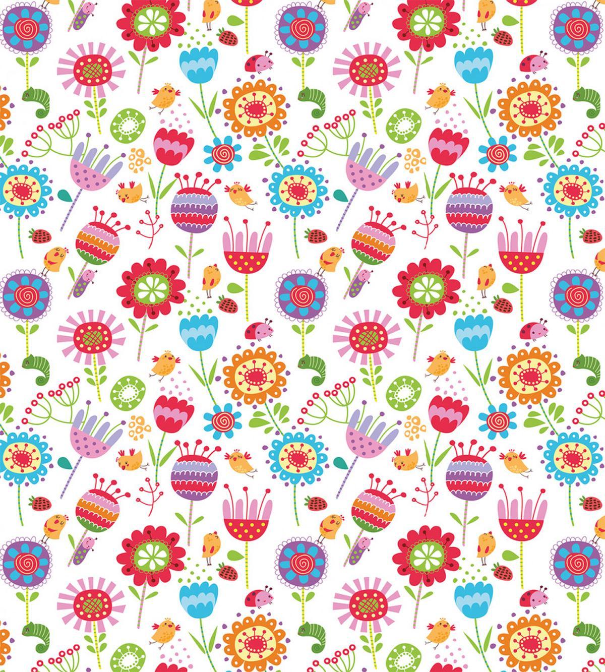 Playful Garden Flowers — Pattern