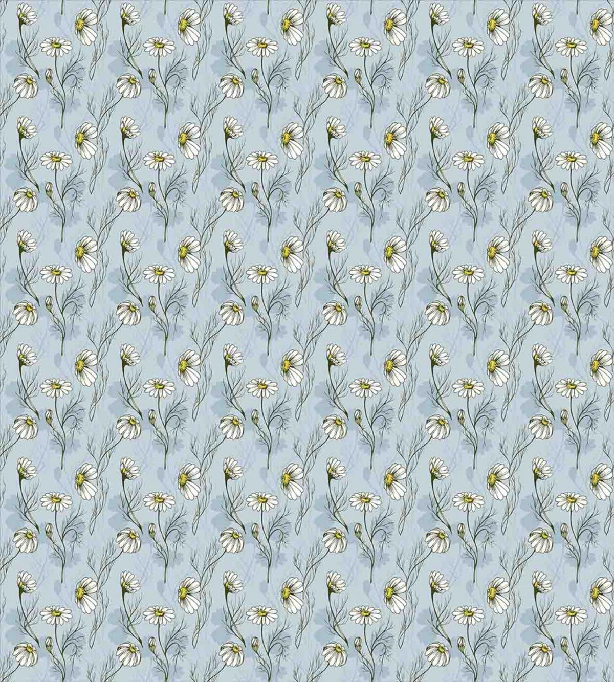 Floral Doodle Silhouette — Pattern